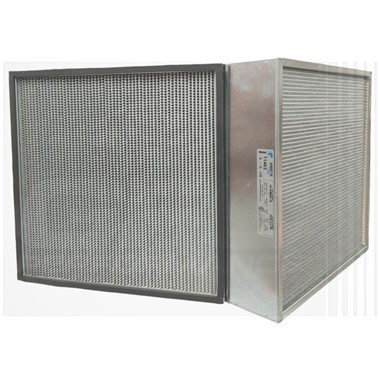 11463 Filtro FG HEPA 99.97% DOP 0.3 mic Nominal 24"x24"x6" Sin  PestaÃ±as, Ac. Galvanizado. Empacadura en la Salida.