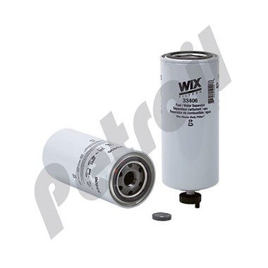 33406 Filtro de Combustible Wix c/drenaje Cummins 3329289 FS1000  33406 PSC289 P550901 P551000 2568753