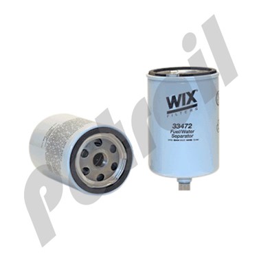 33472 Filtro Wix Combustible Separador Agua Iveco Turbo Daily  1902138 F3472 BF7921 BF1226 P550248 P551039 FF215 FS1251 WK