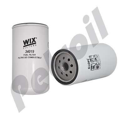 34019 Filtro Wix Combustible Roscado Camiones Hyundai HD 1000  (Todos)