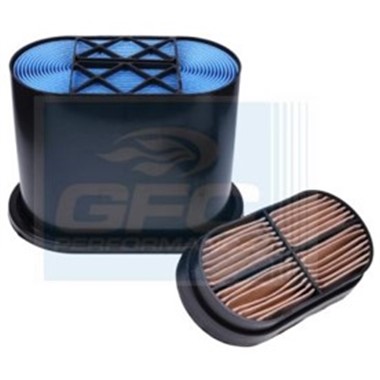 A9275K GFC Performance Air Filter Kit Replace John Deere            RE253518 + RE253519 82988916 + 82988917 32/925682 + 32/92563 82988916 + 82988917 49275 + 49276 CP25150 + CF2120           CA5450 + PA5451 P608533 + P600975 AF26656 + AF26655