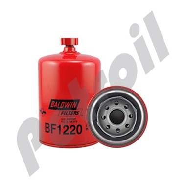 BF1220 Filtro Baldwin Combustible Roscado (Diesel)