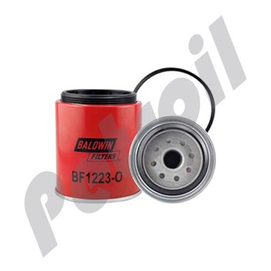 BF1223-O Filtro Combustible Sep/Agua Baldwin Roscado (Usa Vaso)  P550548 33231 FS1287 LFF8063 R60P R60T F3411