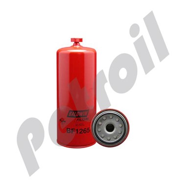 BF1265 Filtro Baldwin Combustible(Diesel) Roscado