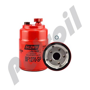 BF1270-SP Filtro Baldwin Combustible Roscado (Diesel)