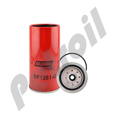 BF1281-O Filtro Baldwin Combustible Roscado (Diesel)