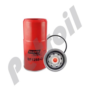 BF1288-O Filtro Baldwin Combustible Roscado (Diesel)