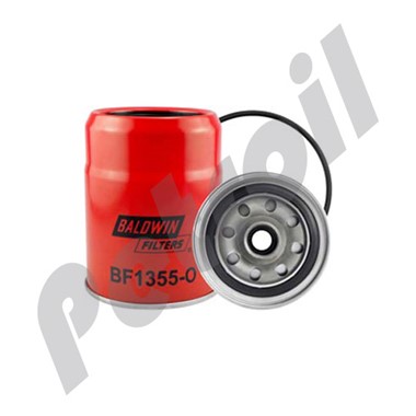 BF1355-O Filtro Baldwin Combustible Roscado (Diesel)