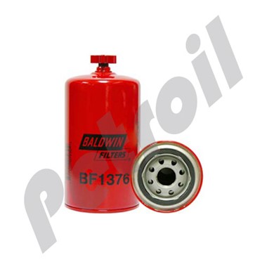 BF1376 Filtro Baldwin Combustible Roscado (Diesel)