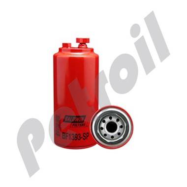 BF1393-SP Filtro Combustible Sep/Agua Baldwin Roscado c/Drenaje  c/Puerto FS1015 33985 P553201