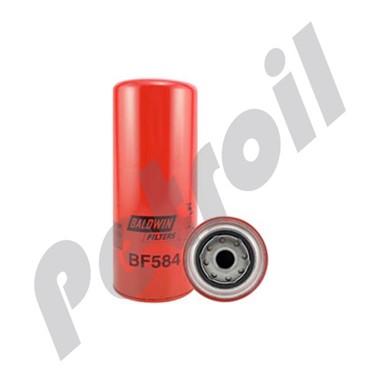 BF584-B Filtro Baldwin Combustible(Gas) Roscado