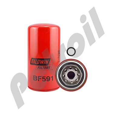 BF591 Filtro Baldwin Combustible(Diesel) Roscado