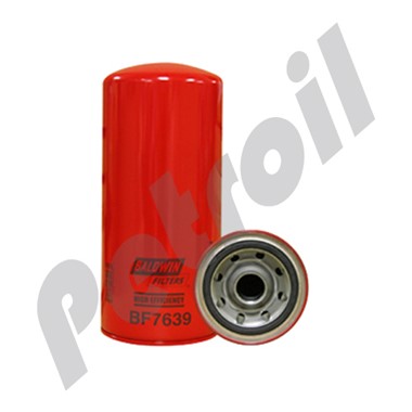 BF7639 Filtro Baldwin Combustible Roscado Caterpillar 1R0755 33685  FF5317 P551316 33685NP F3685