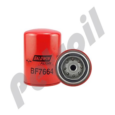 BF7664 Filtro Baldwin Combustible Roscado (Diesel)