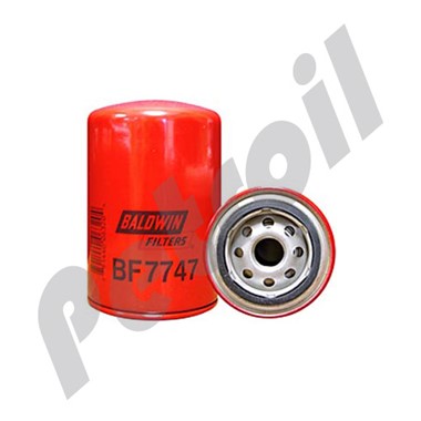 BF7747 Filtro Baldwin Combustible Roscado (Diesel)