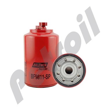 BF9811-SP Filtro Baldwin Combustible Roscado (Diesel)(