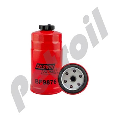 BF9876 Filtro Baldwin Combustible Roscado (Diesel)