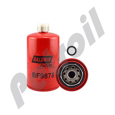 BF9878 Filtro Baldwin Combustible Roscado (Diesel)