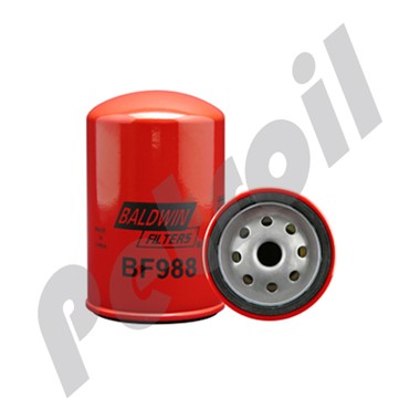 BF988 Filtro Combustible Baldwin Roscado 1457434062 Volvo Iveco  1902134 FF5074 33358 PSC73/1 P553004 BF788 WK723 364624