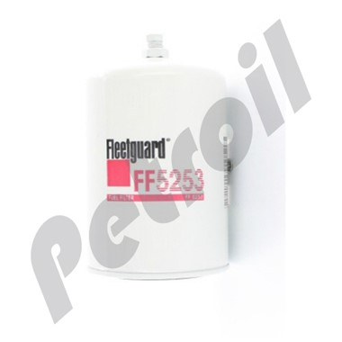 FF5253 Filtro Fleetguard Combustible Roscado c/Drenaje Komatsu  6003118292 D156172 FF105D PSC172 33109 BF957-D P550106