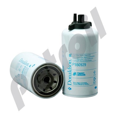 P550929 Filtro Combustible Sep/Agua Donaldson Roscado c/Drenaje  Cummins 3991498 BF1352-SPS 33091 FS19616