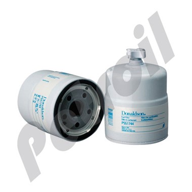 P551744 Filtro Separador Agua Donaldson Roscado c/purga Cummins  3916334 R24 BF1253 F3426 33426