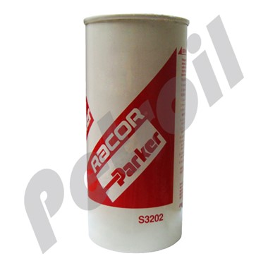 S3202 Elemento (Usa Vaso) Filtro/Separador Racor (US) Original  Kodiak Cat 3116 30mic FS19520 33442 19256911